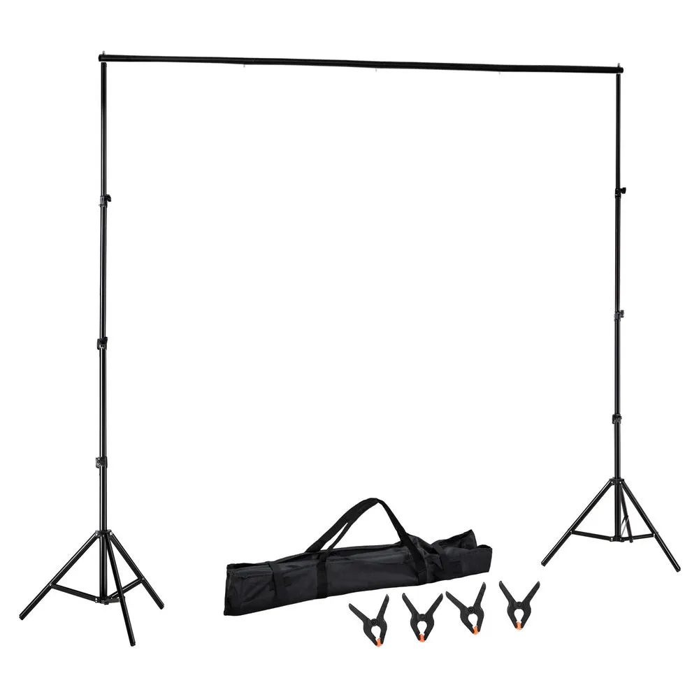 2.5x3M Photography Backdrop Stand Kit Studio Screen Photo Background Support Set