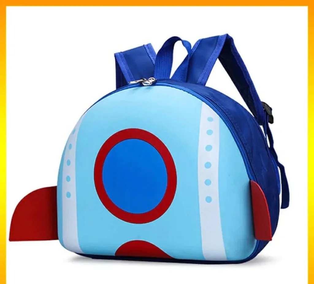 3D Unique Quirky Theme Design Cute Hard Shell Bags for Kindergarten - 3 to 6 years