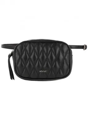 Abro S Romby Small Black Quilted Belt Bag 028839-57 0018