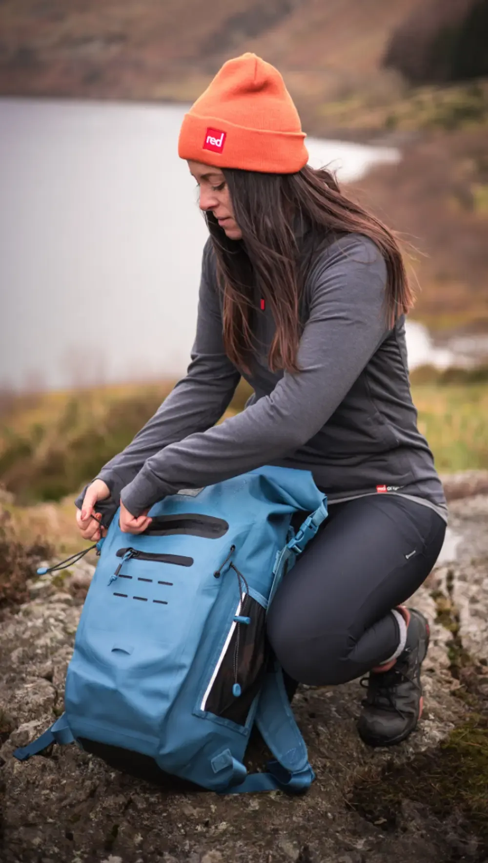 Adventure Waterproof Backpack 30L - Storm Blue