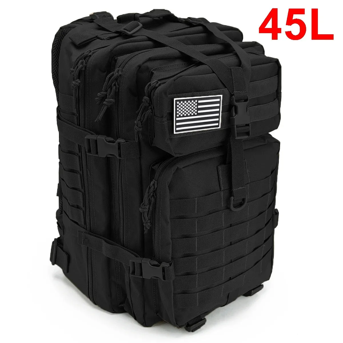 AdventurePro™ Tactical Backpack - 30/45L Man Tactical Backpacks HkingTraveling Bags Survival Outdoor 3P Assault Pack EDC Molle Pack For Trekking Hunting Bag