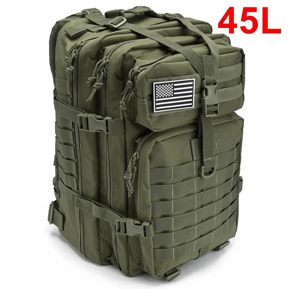 AdventurePro™ Tactical Backpack - 30/45L Man Tactical Backpacks HkingTraveling Bags Survival Outdoor 3P Assault Pack EDC Molle Pack For Trekking Hunting Bag