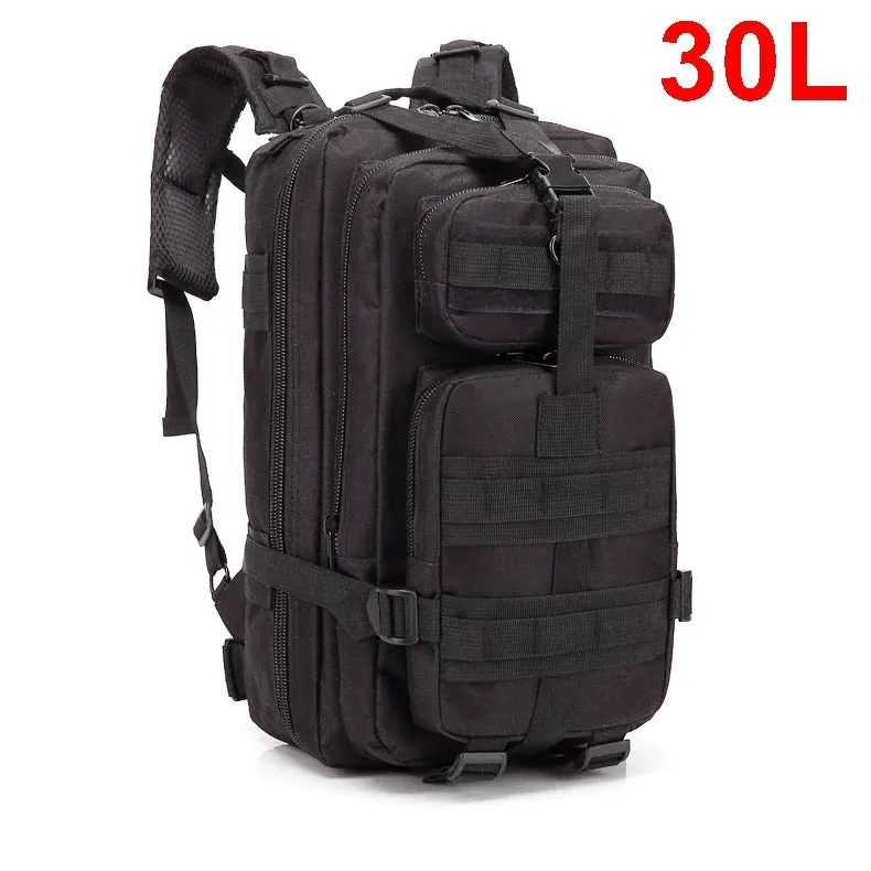 AdventurePro™ Tactical Backpack - 30/45L Man Tactical Backpacks HkingTraveling Bags Survival Outdoor 3P Assault Pack EDC Molle Pack For Trekking Hunting Bag