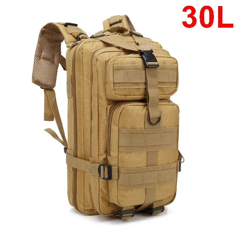 AdventurePro™ Tactical Backpack - 30/45L Man Tactical Backpacks HkingTraveling Bags Survival Outdoor 3P Assault Pack EDC Molle Pack For Trekking Hunting Bag