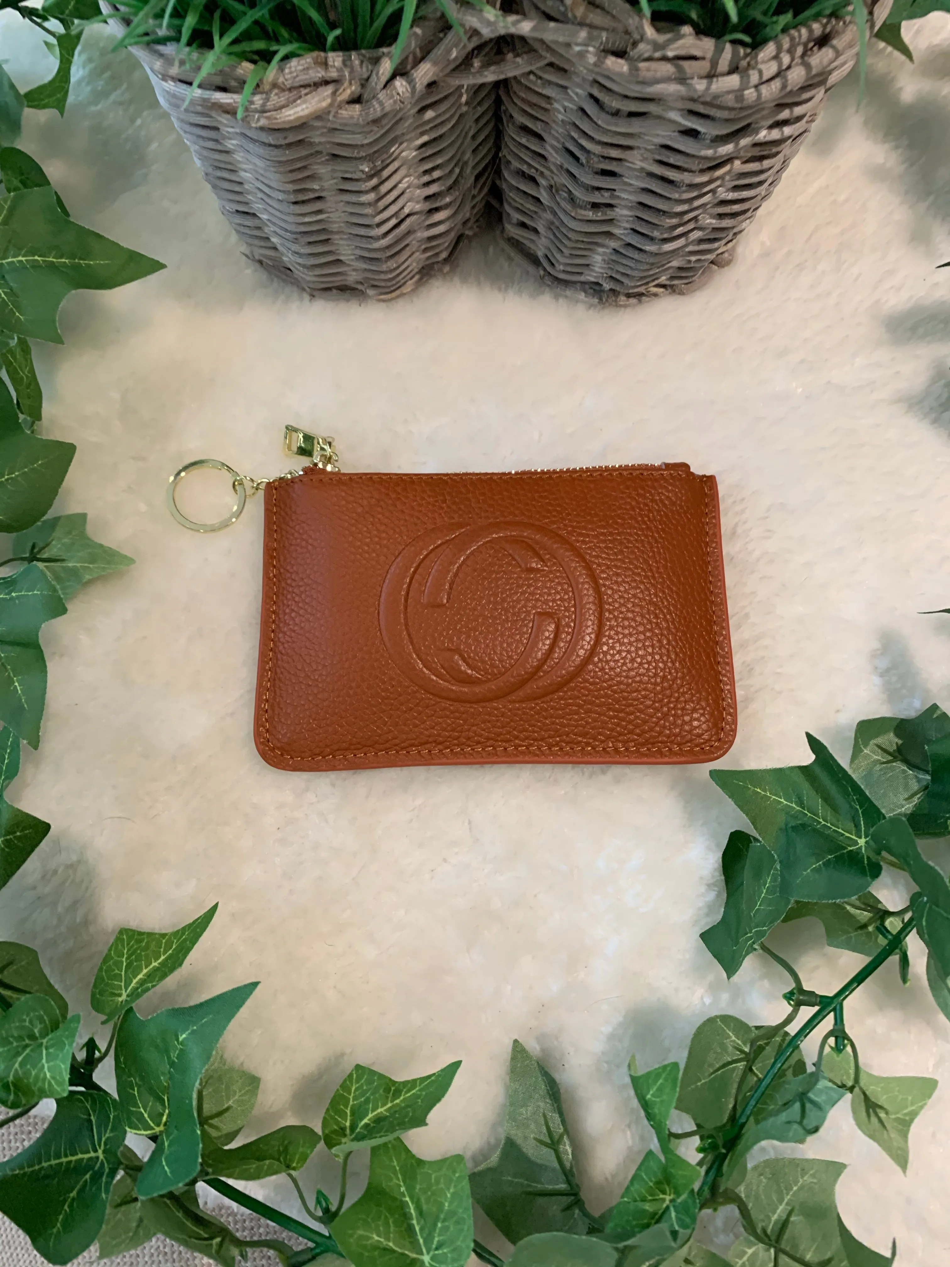 Alexa cow hide leather mini purse