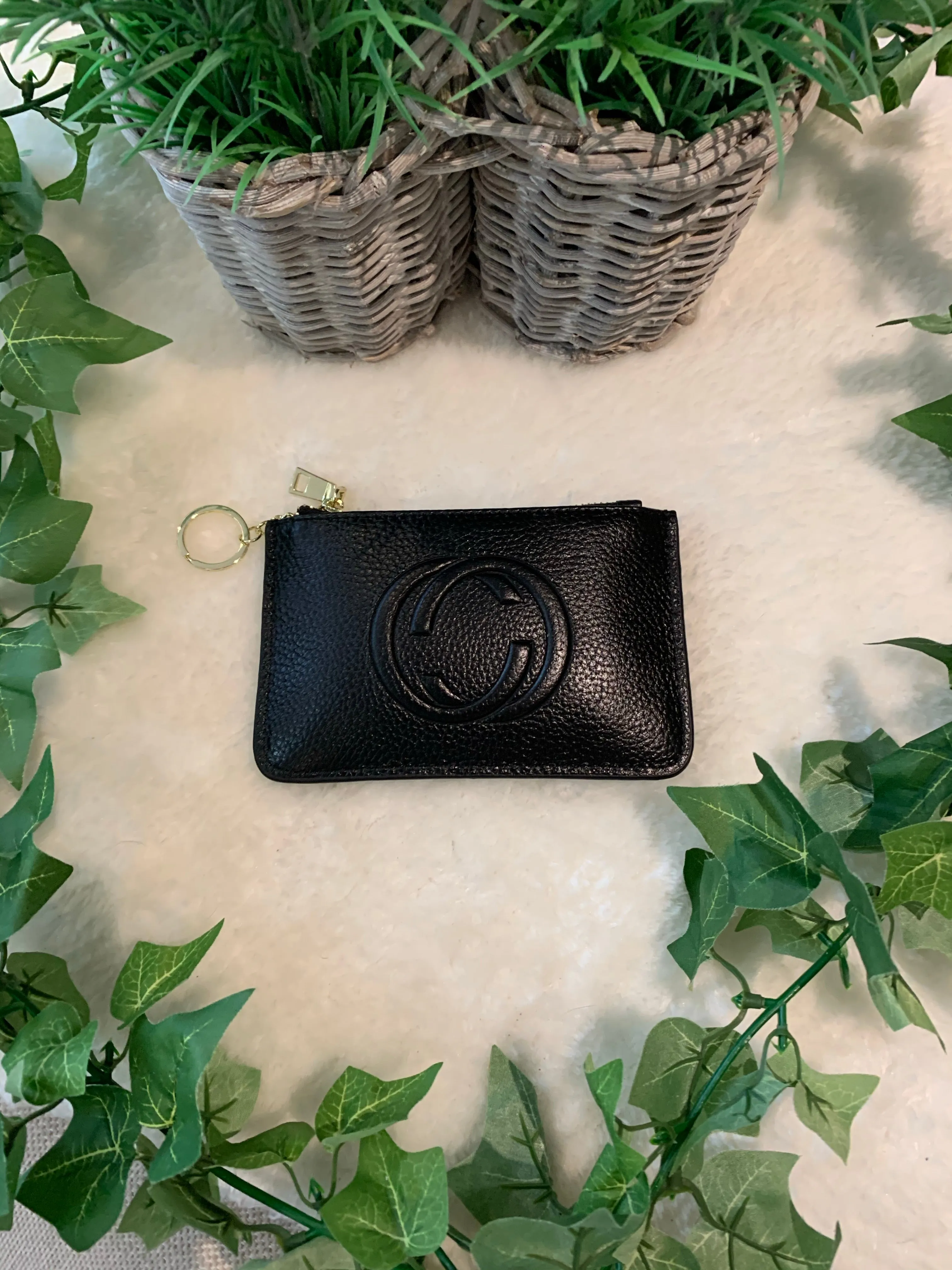 Alexa cow hide leather mini purse