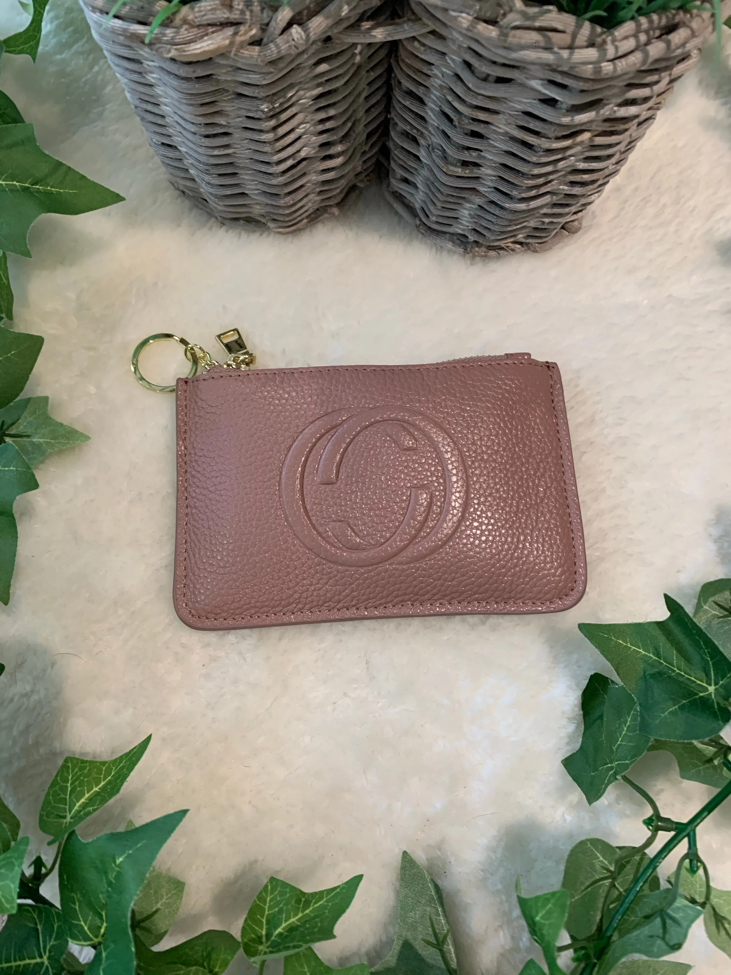 Alexa cow hide leather mini purse