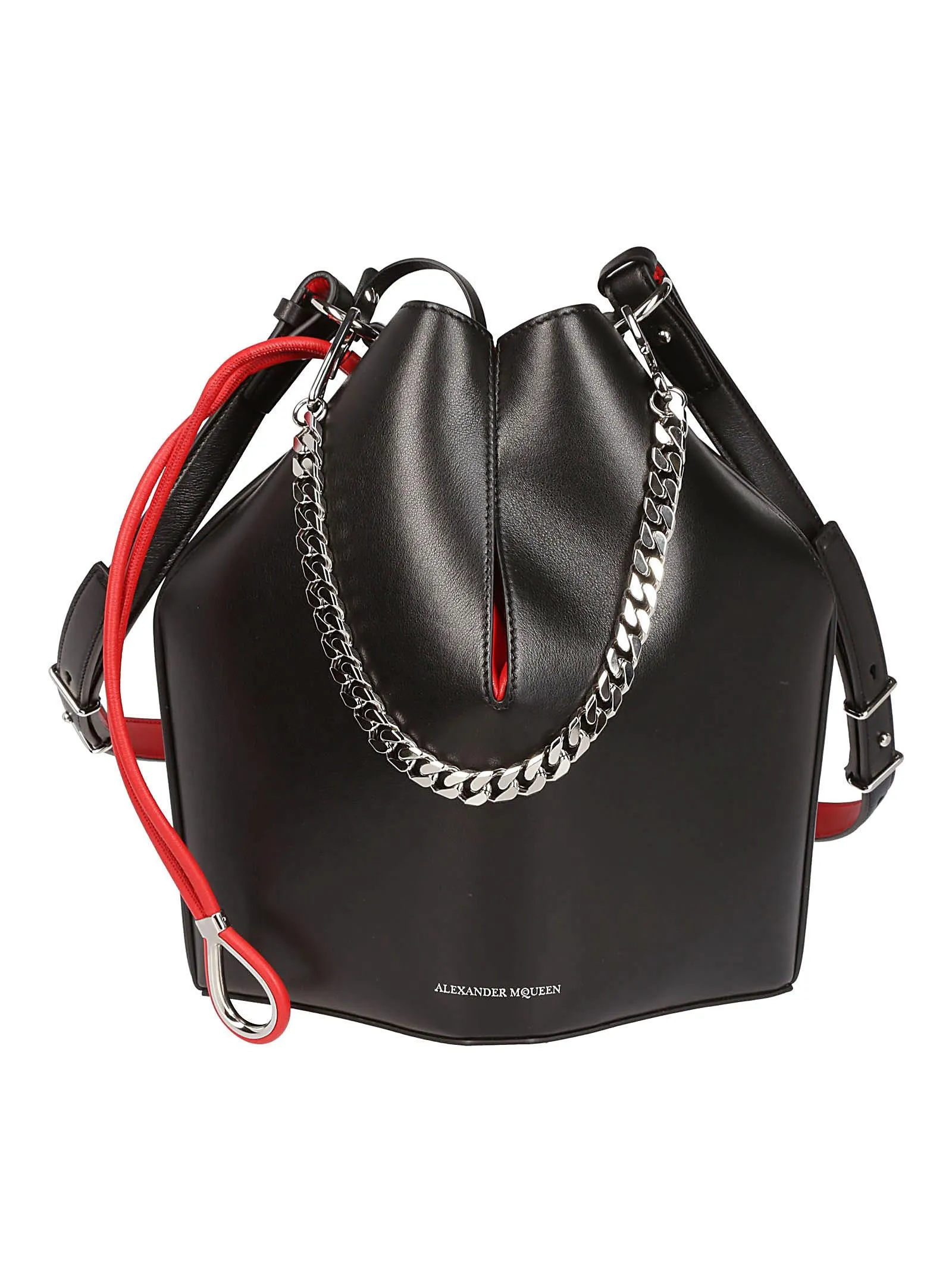 Alexander McQueen Logo Bucket Bag