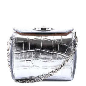 Alexander McQueen Metallic Nano Crossbody Bag