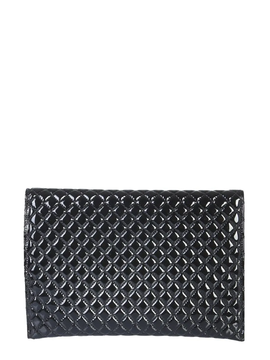 Alexander McQueen Skill Buckle Envelope Clutch Bag