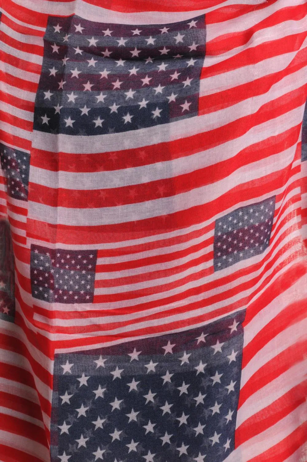 American Flag Square Unisex Scarf & Beach Sarong