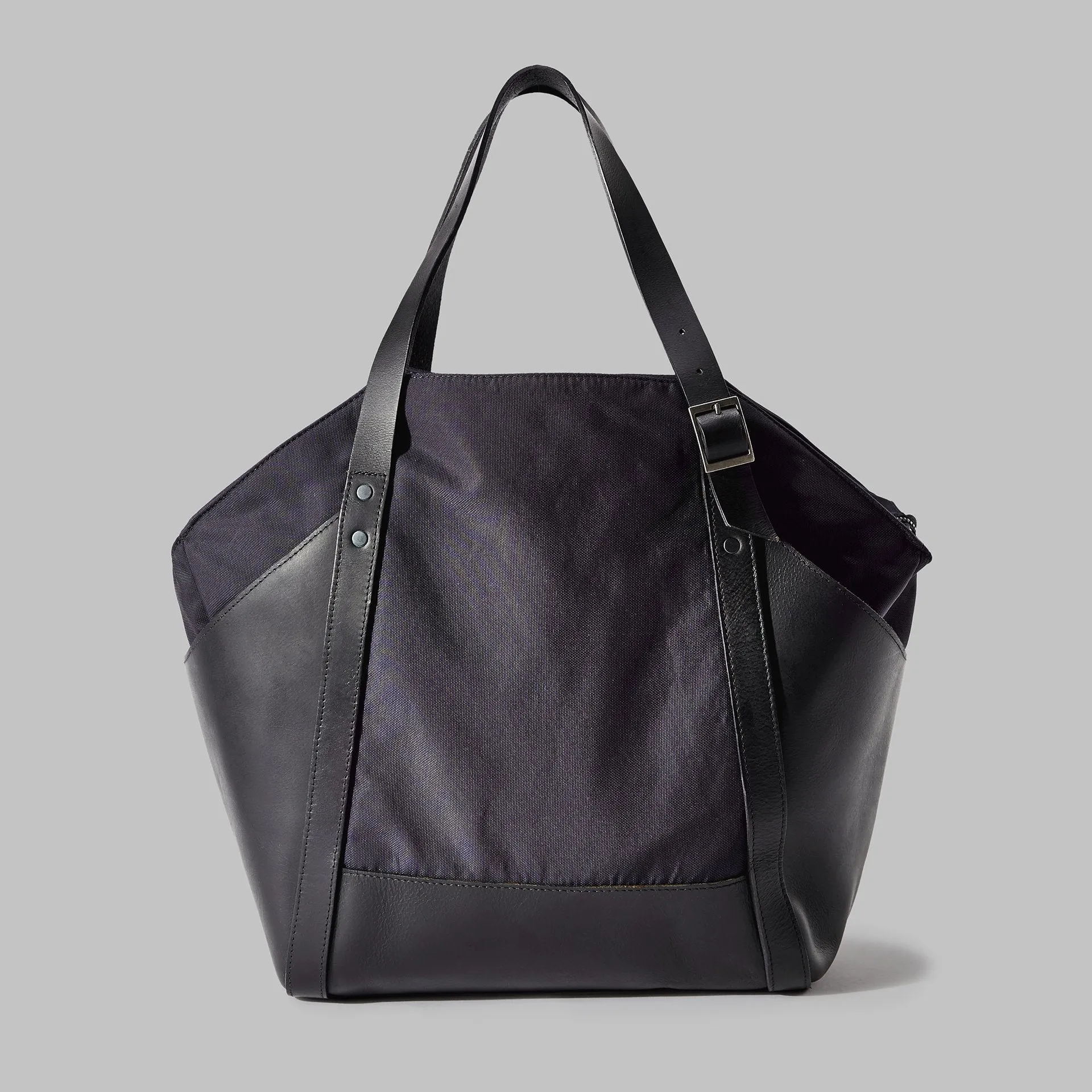 Amerton Navy Nylon Shoulder Bag