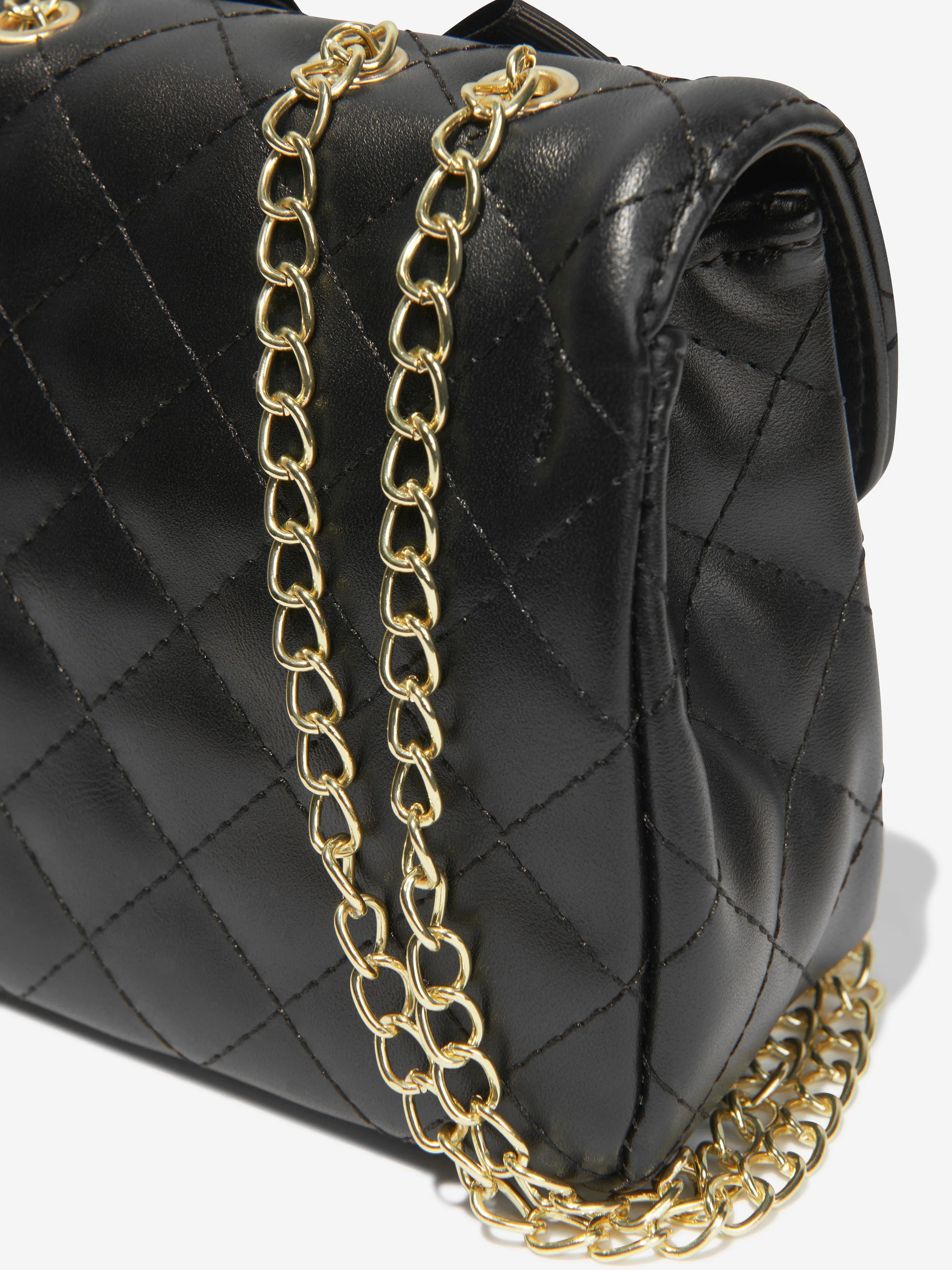 Angels Face Girls Skyla Quilted Bag in Black