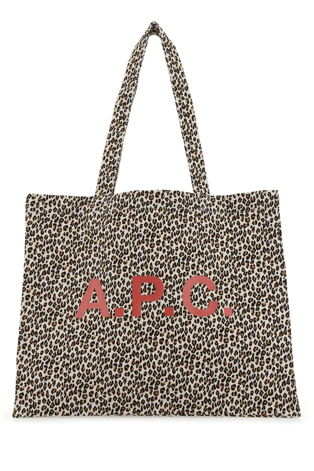 A.P.C. Leopard Print Tote Bag