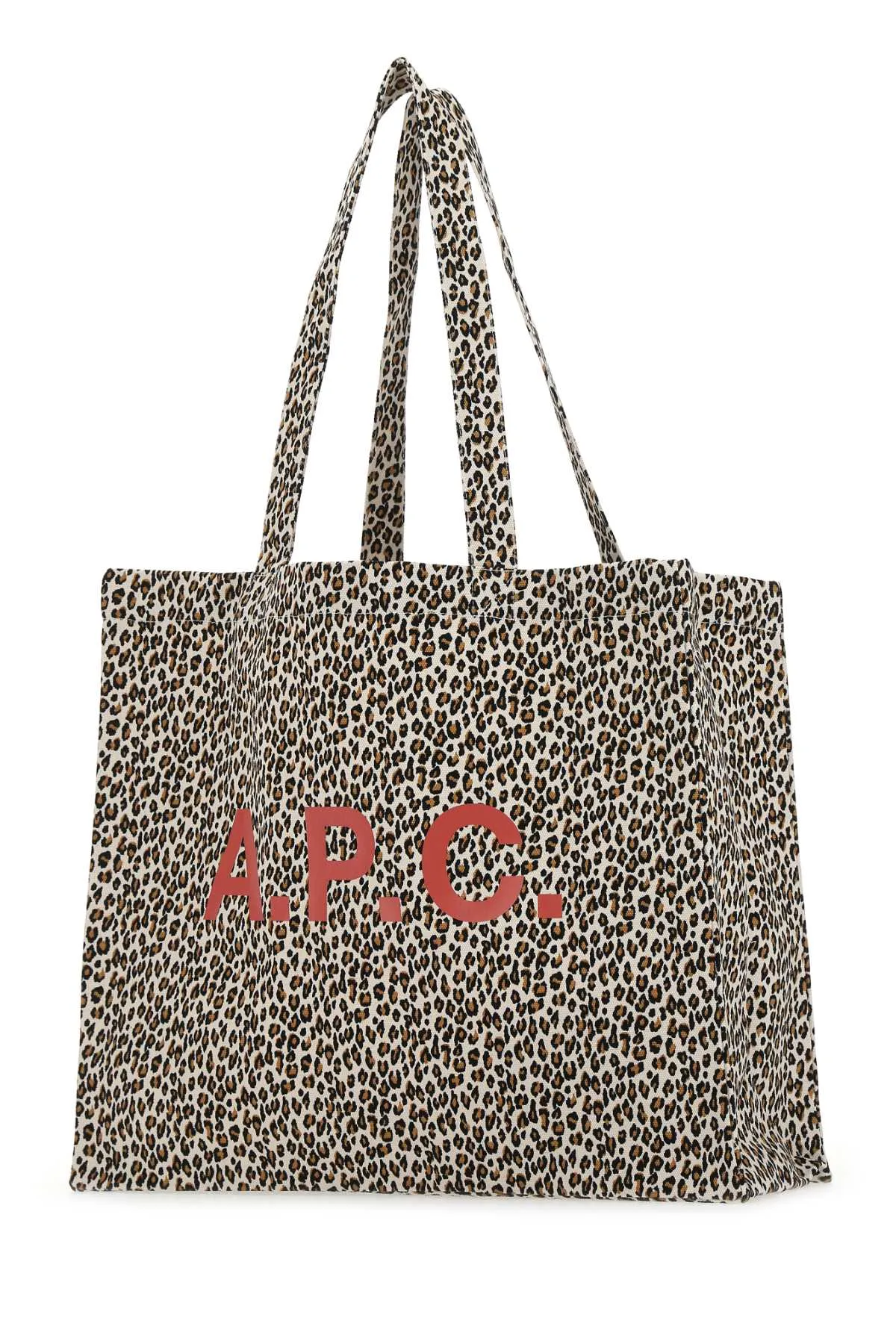 A.P.C. Leopard Print Tote Bag