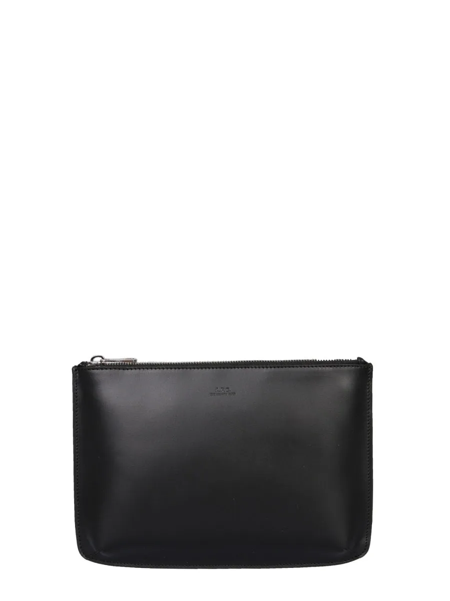 A.P.C. Zipped Clutch Bag