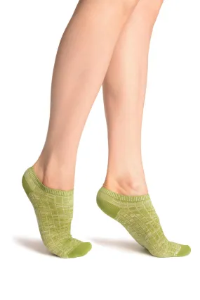 Asparagus Green Melange Footies