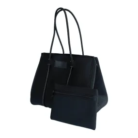 Bag and Bougie Zipper Tote Diaper Bag - Midnight