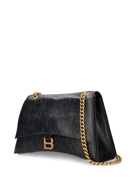 Balenciaga   Medium Crush leather shoulder bag 