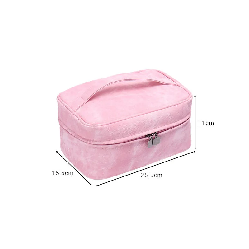 Best selling sheep pattern simple cosmetic bag portable multi-functional storage bag large capacity waterproof pu storage