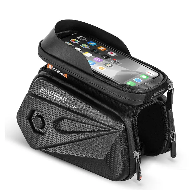 Bicycle Bag Front Frame MTB Bike Bag Cycling Accessories High Quality Waterproof Touch Screen Top Tube Phone Bag