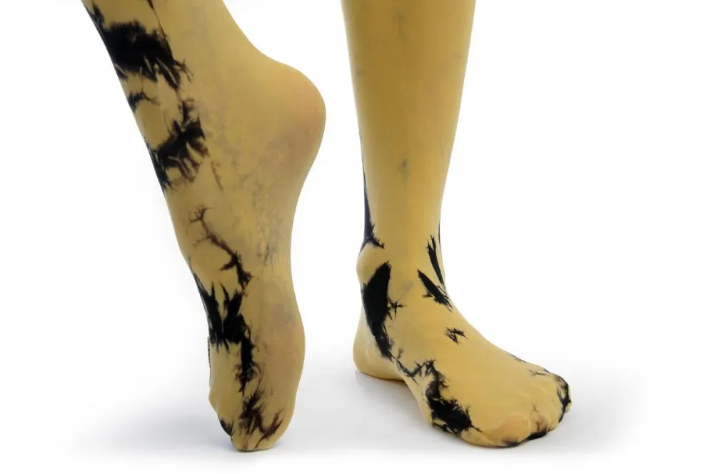 Black & Yellow Colour Splash (Tie Dye)