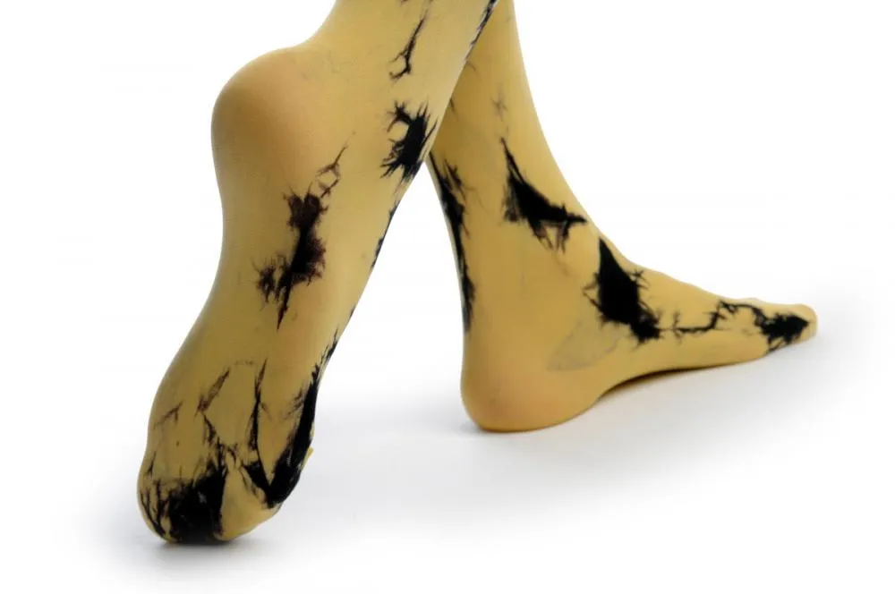 Black & Yellow Colour Splash (Tie Dye)