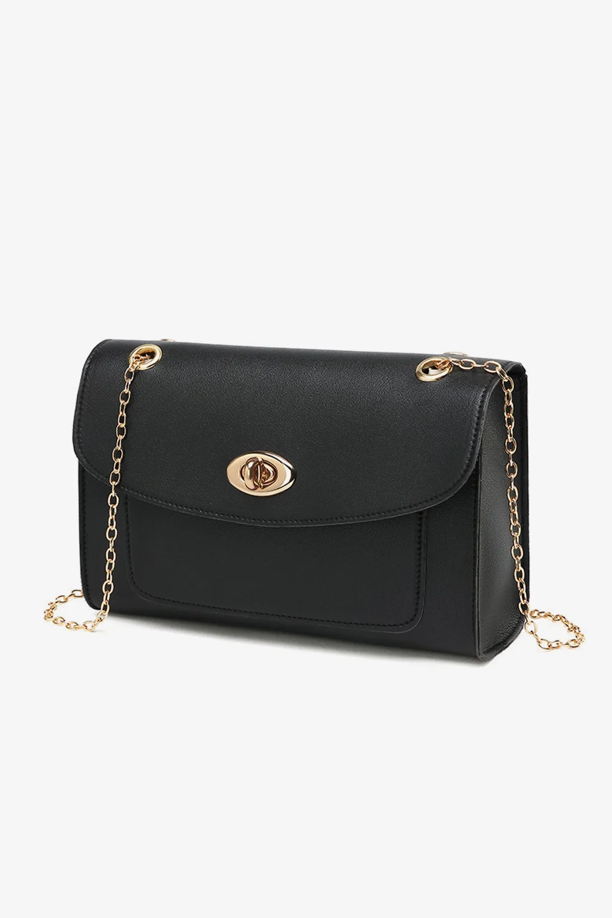 Black Chain Small Square Bag - S22 - WHB0041