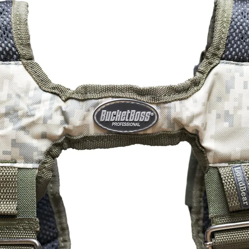 Bucket Boss 55185-DIGC 3 Bag Tool Bag Set with Suspenders in Digital Camo.