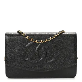 Caviar Timeless CC Wallet on Chain WOC Black