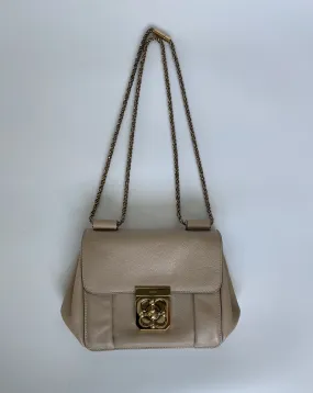 CHLOÉ | ELSIE SHOULDER BAG | BEIGE