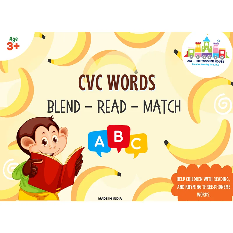 Cvc Match Words – Blend Read Match