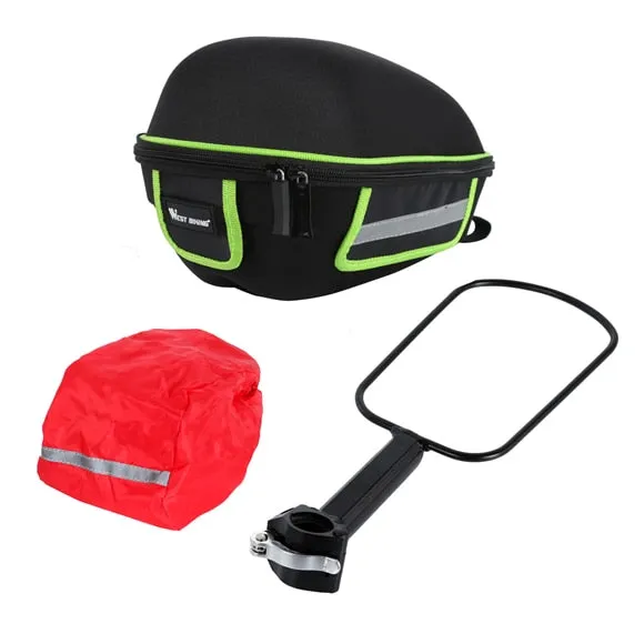 Cycling Bag Bike Rear Bag Reflective Waterproof Rain Cover Mountain Bike Cycling Tail Extending Saddle Bicycle Bag