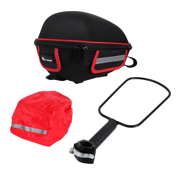 Cycling Bag Bike Rear Bag Reflective Waterproof Rain Cover Mountain Bike Cycling Tail Extending Saddle Bicycle Bag