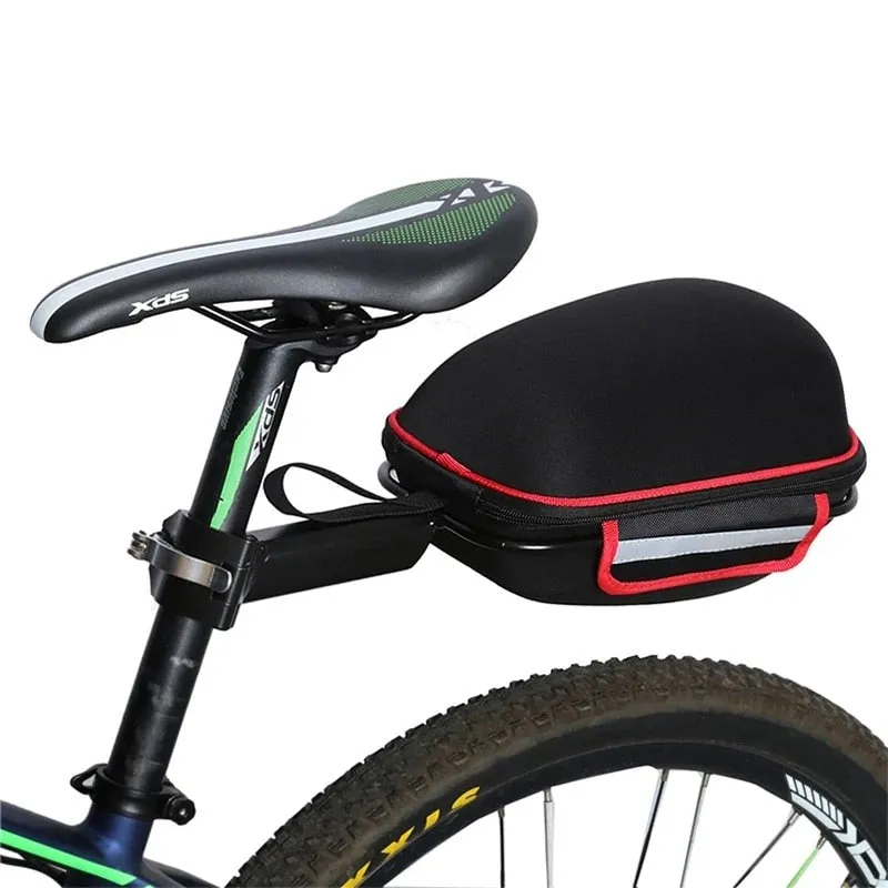 Cycling Bag Bike Rear Bag Reflective Waterproof Rain Cover Mountain Bike Cycling Tail Extending Saddle Bicycle Bag