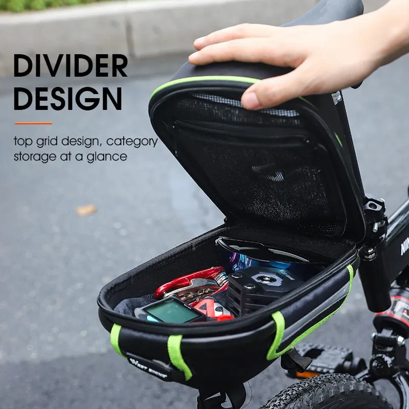 Cycling Bag Bike Rear Bag Reflective Waterproof Rain Cover Mountain Bike Cycling Tail Extending Saddle Bicycle Bag