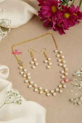 Designer Mogra Pearl Choker set