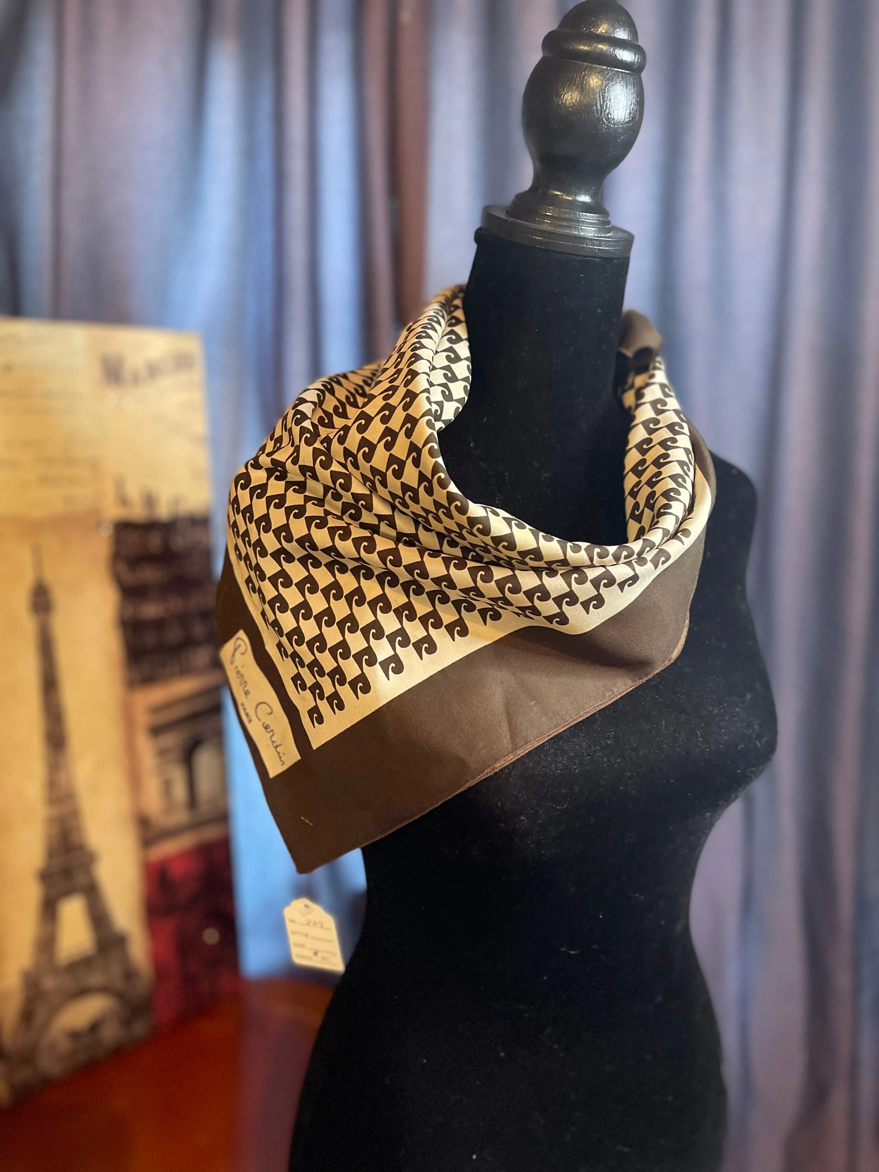 Designer Pierre Cardin Paris Scarf