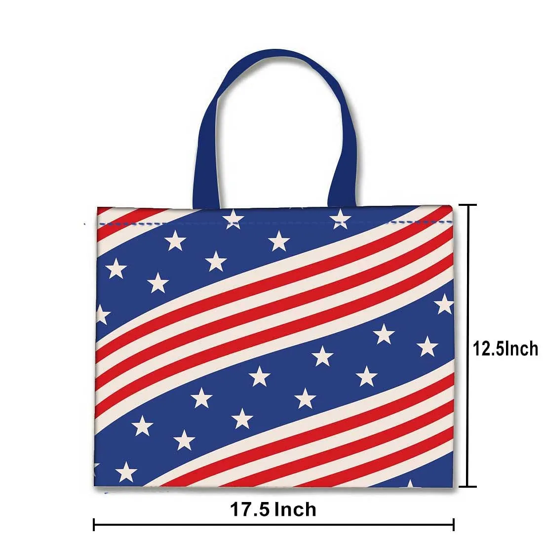 Designer Tote Bag With Zip Beach Gym Travel Bags -  Flag