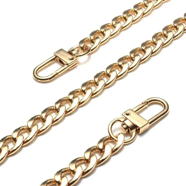 DIY Metal Stainless Steel Purse Chain Replacement Strap Handle Shoulder Crossbody Handbag Bag Metal Bag Replacement Accessaries