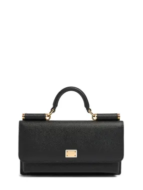 Dolce&amp;Gabbana   Micro Sicily elongated leather bag 