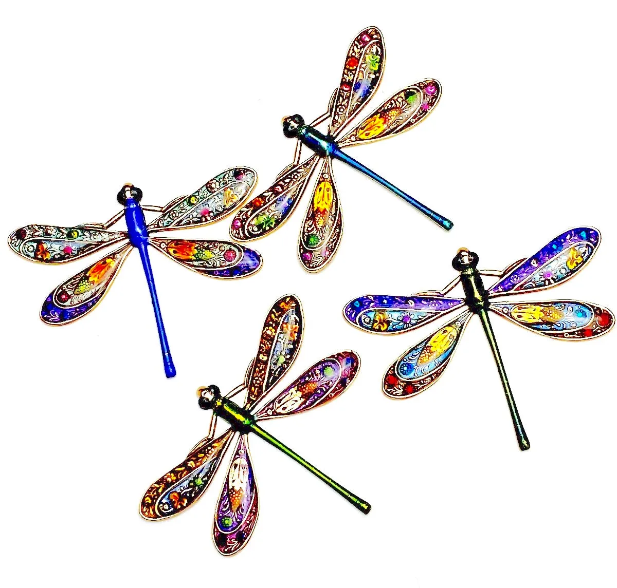 Dragonfly With Jeweled Wings Sew-Down, by Susan Clarke 2"  #SC-944