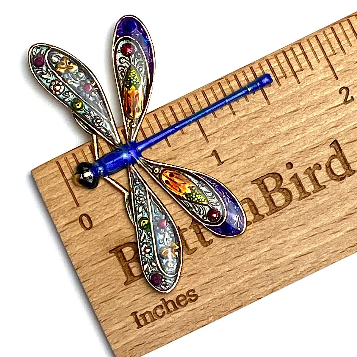 Dragonfly With Jeweled Wings Sew-Down, by Susan Clarke 2"  #SC-944