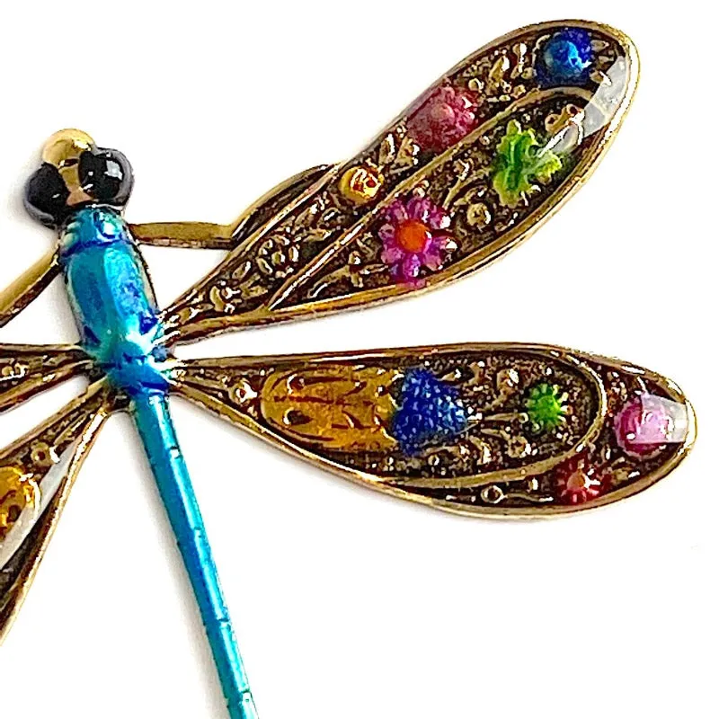 Dragonfly With Jeweled Wings Sew-Down, by Susan Clarke 2"  #SC-944