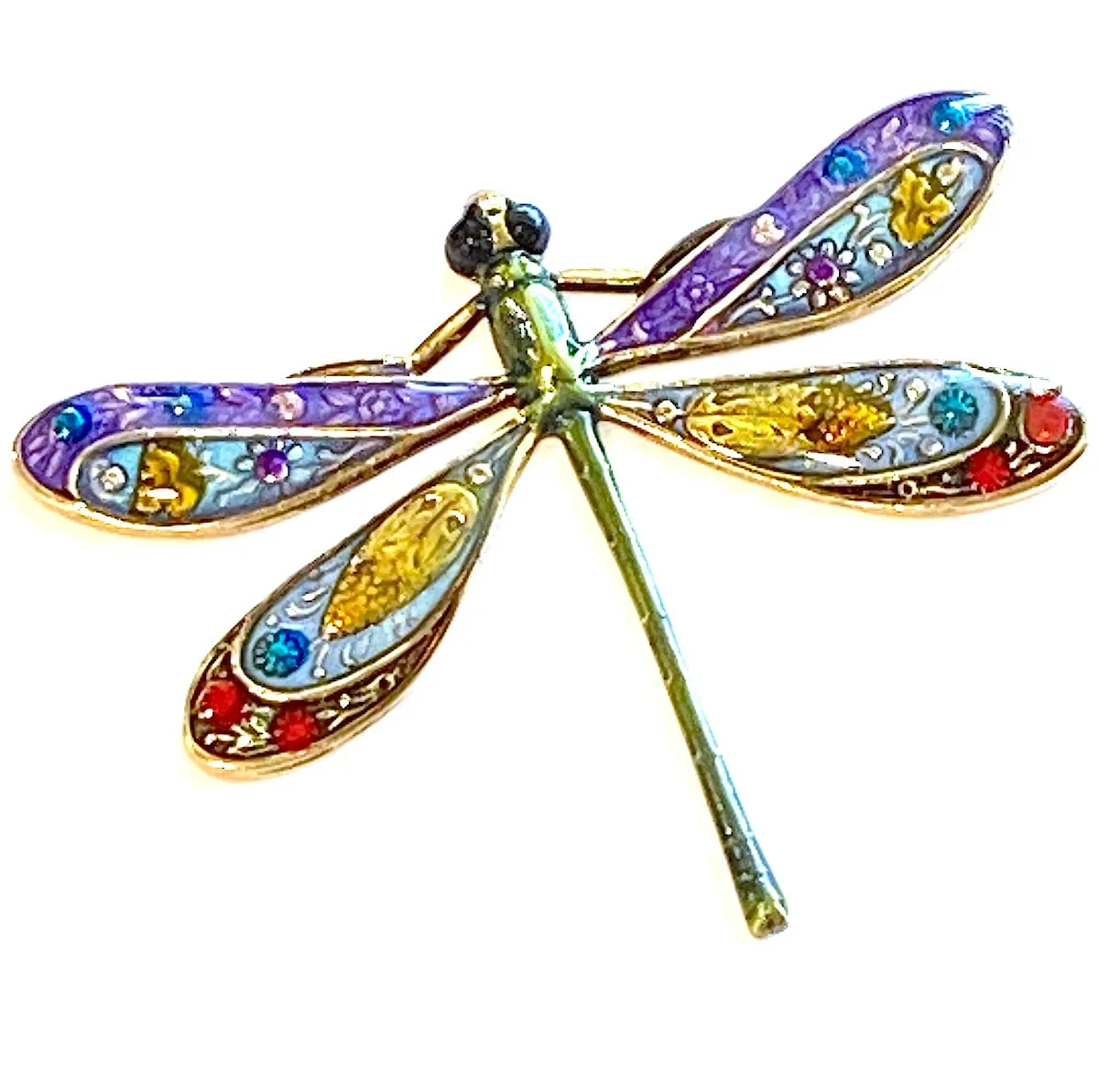 Dragonfly With Jeweled Wings Sew-Down, by Susan Clarke 2"  #SC-944