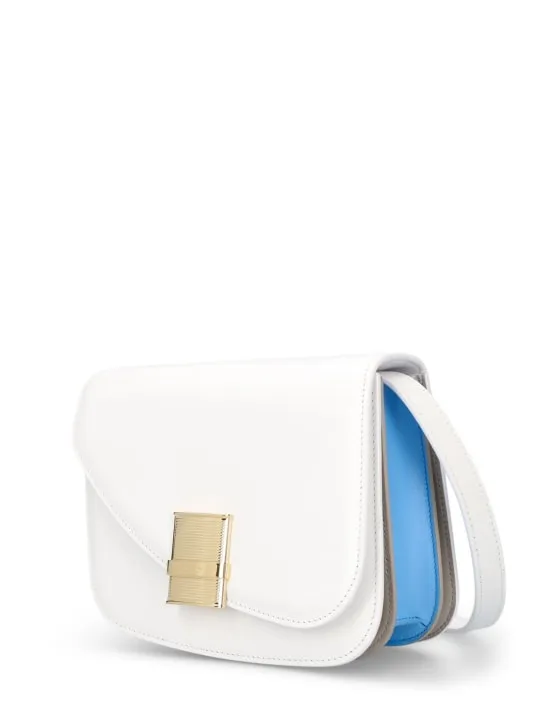 Ferragamo   Small Fiamma leather shoulder bag 