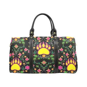 Floral Bearpaw Waterproof Travel Bag