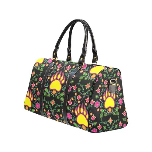 Floral Bearpaw Waterproof Travel Bag