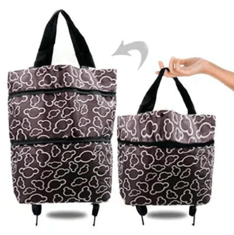 Foldable Shopping Trolley Tote Bag (🔥 Sale 60% Off)