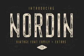 Free Nordin Vintage Font